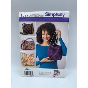 Simplicity Fashion Handbag Sewing Pattern 1597 - uncut
